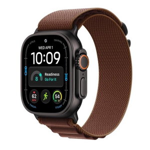 Apple Watch Ultra 4 49mm Cell Black Titanium w Burgundy Alpine Loop L MJC24LS/A