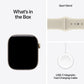 Apple Watch Series 12 46mm GPS Light Gold Case w Sand Sport Band M/L MJEP4LS/A