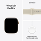 Apple Watch Series 12 42mm GPS Light Gold Case w Sand Sport Band S/M MJED4LS/A