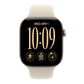 Apple Watch Series 12 46mm GPS Light Gold Case w Sand Sport Band M/L MJEP4LS/A