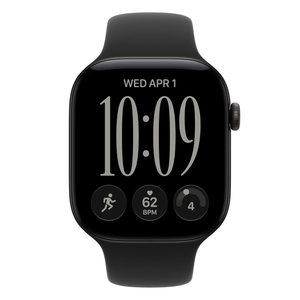 Apple Watch Series 12 46mm GPS Black Aluminum w Sport Band M/L MJEL4LS/A 2026