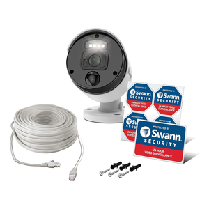 Swann Master Series 4K UHD Add-On Bullet Camera White SWNHD-875WLB-US