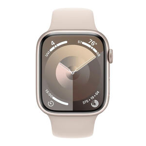 Apple Watch Series 9 45mm GPS Starlight Case w/ Starlight Band S/M MR963LL/A