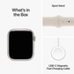 Apple Watch Series 9 45mm GPS Starlight Case w/ Starlight Band S/M MR963LL/A