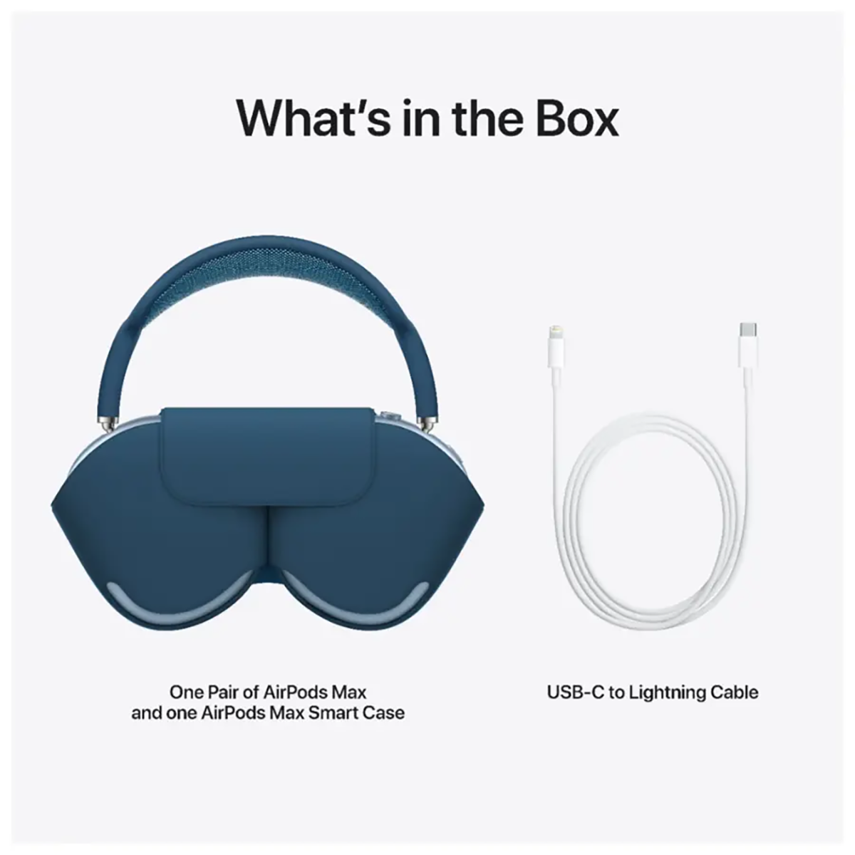 Apple AirPods Max (Lightning) Noise cancelling - 1st Gen Sky Blue MGYL Apple AirPods Max (Lightning) Noise cancelling - 1st Gen Sky Blue MGYL