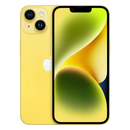 Apple iPhone 14 Factory Unlocked 128GB Yellow MR3J3LL/A iOS Smartphone