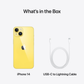 Apple iPhone 14 Factory Unlocked 128GB Yellow MR3J3LL/A iOS Smartphone