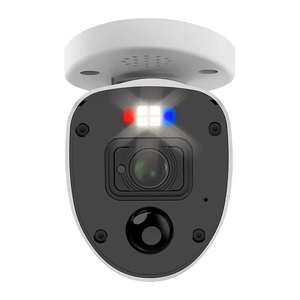 Swann 4K SwannForce Add-On Bullet Camera W Siren + Flashing Lights SOPRO-4KRL-US