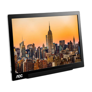 AOC 15.6" LED IPS FHD 5ms 60Hz USB-C Portable Monitor - Black I1601C