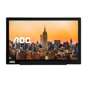 AOC 15.6" LED IPS FHD 5ms 60Hz USB-C Portable Monitor - Black I1601C