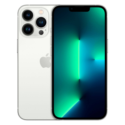 Apple iPhone 13 Pro Factory Unlocked 128GB Silver MLTQ3LL/A iOS Smartphone