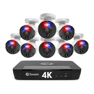 Swann Pro 8-Channel 8 Camera 4K UHD PoE 2TB NVR Security System SWNVK-889808-US