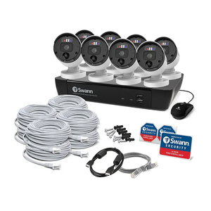 Swann Pro 8-Channel 8 Camera 4K UHD PoE 2TB NVR Security System SWNVK-889808-US