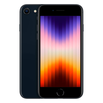 Apple iPhone SE 3rd Gen Factory Unlocked 64GB Midnight MMX53LL/A iOS Smartphone