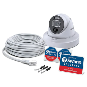Swann Professional 12MP UHD NVR Add-On Home Security Dome Camera SWNHD-1200DE-US