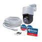 Swann 4K Add-On NVR Pan & Tilt Security Camera w 2-Way Talk White SWNHD-900PT-US