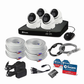 Swann 4-Channel 4 Dome Camera FHD DVR Security System w 64GB SODVK-446854D-US