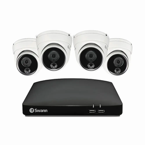 Swann 4-Channel 4 Dome Camera FHD DVR Security System w 64GB SODVK-446854D-US