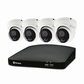 Swann 4-Channel 4 Dome Camera FHD DVR Security System w 64GB SODVK-446854D-US