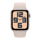 Apple Watch SE 2nd Gen 40mm Cellular Starlight Case w Sport Band S/M MXFY3LL/A