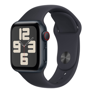Apple Watch SE 2nd Gen 40mm GPS Cellular Midnight Case Sport Band M/L MRG93LL/A