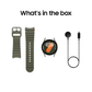 Samsung Galaxy Watch 7 40mm Green Smartwatch SM-L300NZGCXAA w/ Two Fast Chargers