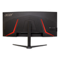 Acer Nitro 34" Class WQHD 120Hz 1ms FreeSync Curved Gaming Monitor Black ED340CU