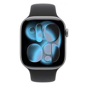 Apple Watch Series 11 46mm GPS Space Gray Case w Black Sport Band MEV44LW/A 2025