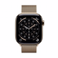 Apple Watch Series 11 42mm Cellular Gold Titanium Case Milanese Loop S MF8Y4LW/A