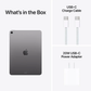 Apple iPad Air 11" M3 chip 256 GB Wi-Fi Tablet Space Gray MCA14LL/A 2025 Model