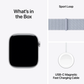 Apple Watch Series 10 46mm GPS Silver Case w Blue Cloud Sport Loop MWWN3LW/A