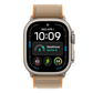Apple Watch Ultra 4 49mm Cell Natural Titanium w Sand Trail Loop M/L MJAQ4LS/A