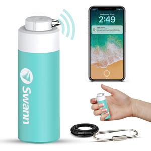 Swann ActiveResponse Personal Safety Alarm Keychain w Siren Aqua SWIFI-MPRST-US