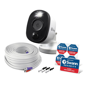 Swann Security Add-On Bullet Camera FHD 1080P w Spotlight SWPRO-1080MSFB-US