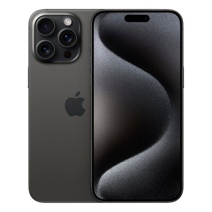 Apple iPhone 15 Pro Max 256GB Black Titanium Factory Unlocked MU663LL/A Phone