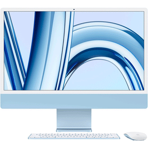Apple 24" iMac Retina Display M3 chip 8GB Memory 256GB SSD Blue MQRQ3LL/A 2023