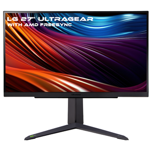 LG 27" UltraGear QHD IPS 1440p Gaming Monitor 165Hz 1ms AMD FreeSync- 27GR75Q-B