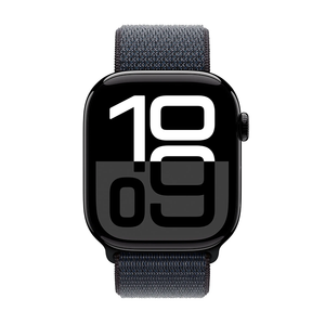 Apple Watch Series 10 46mm GPS + Cell Jet Black Case w Ink Sport Loop MWY53LW/A