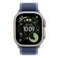 Apple Watch Ultra 3 49mm GPS Cell Natural Titanium w/ Blue Trail Loop MEWU4LW/A
