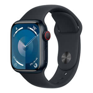 Apple Watch Series 9 41mm Cellular Midnight Case w/ Midnight Band S/M MRHR3LL/A