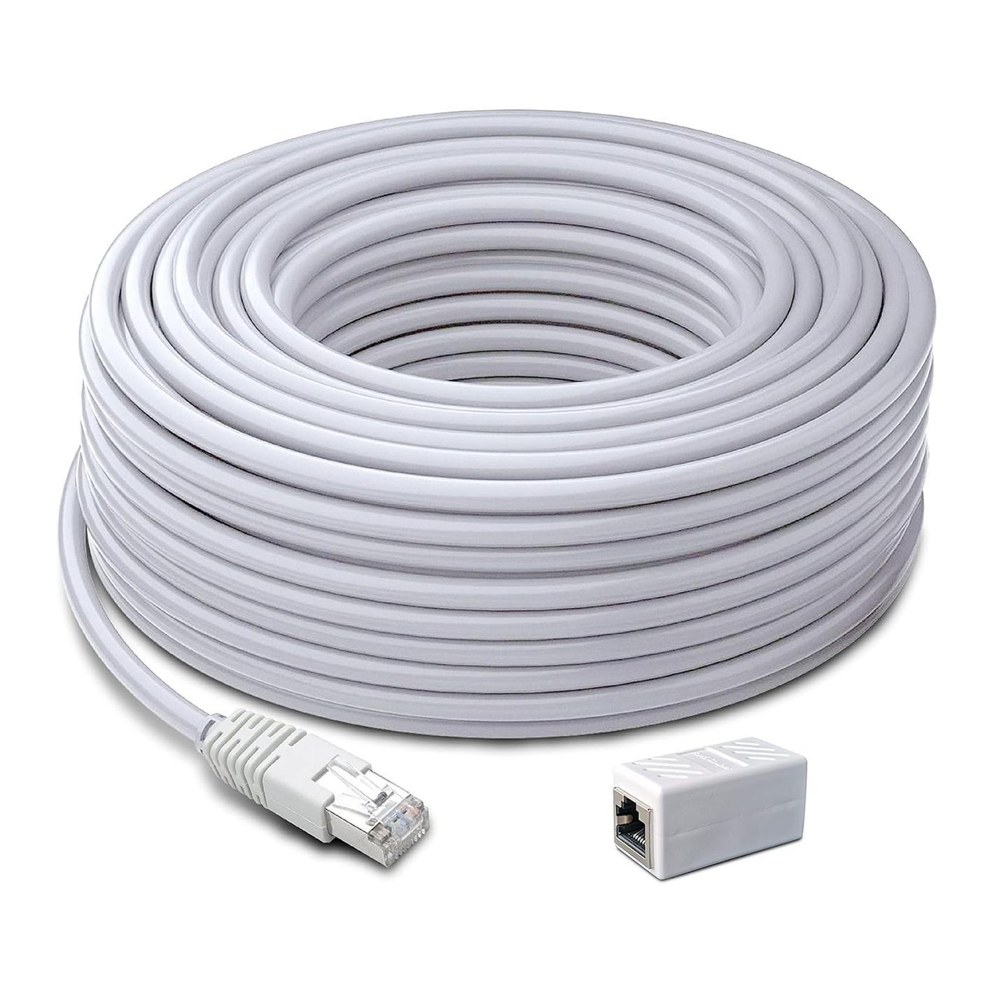 Swann Network NVR Extension Cable 100ft/30m - White - SWNHD-30MCAT5E-GL