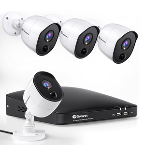 Swann Home 4 Channel 4 Bullet Camera 1080p HD DVR Security System SWDVK-446854