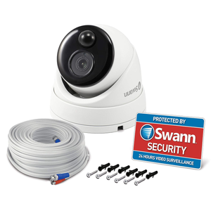 Swann Add-On DVR Dome Security Camera 1080p FHD Indoor/Outdoor SWPRO-1080MSD-US