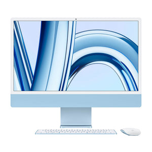 Apple iMac 24" All-in-One M3 chip 8GB RAM 512GB SSD Blue MQRR3LL/A 2023 Model