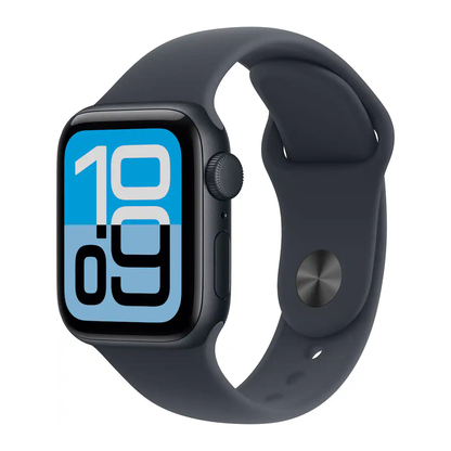 Apple Watch SE 3 40mm GPS Midnight Aluminum Case Sport Band S/M MEH94LW/A 2025