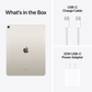 Apple iPad Air 13" M2 Chip 256GB Starlight Wi-Fi Tablet MV2G3LL/A 2024 Model