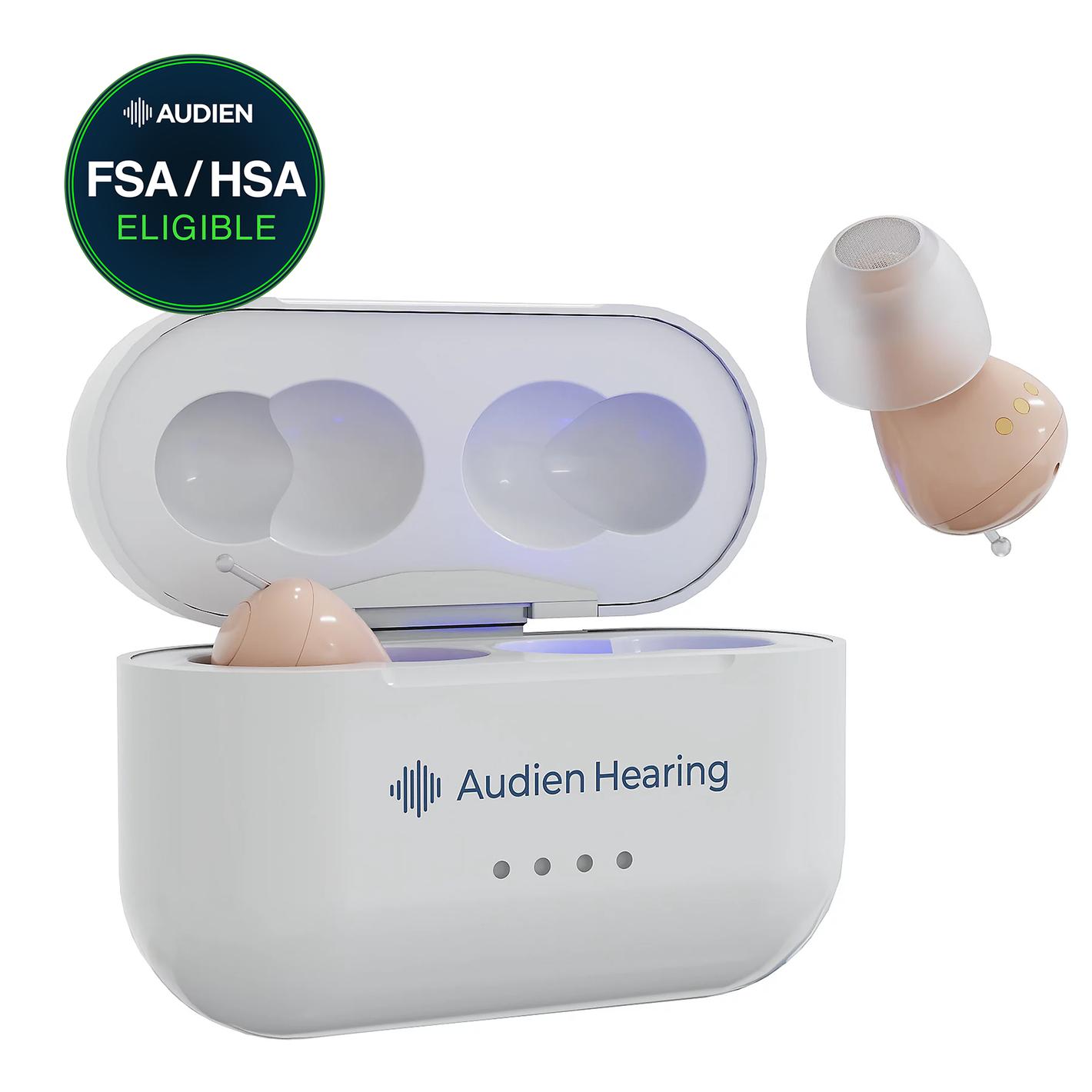 Audien Hearing Atom Pro 2 OTC Hearing Aids A2 Chip