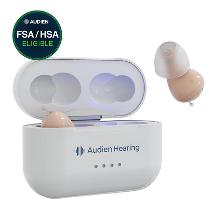 Audien Hearing Atom Pro 2 OTC Hearing Aids A2 Chip