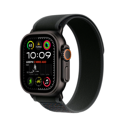 Apple Watch Ultra 2 49mm GPS Cell Black Titanium Case Trail Loop S/M MX4U3LW/A