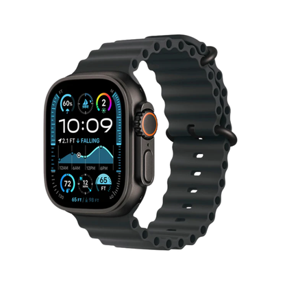 Apple Watch Ultra 3 49mm GPS Cellular Titanium Case w Black Ocean Band MF0J4LW/A